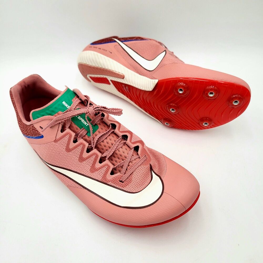 Men's 14 Nike Zoom Rival Sprint Track Spikes Armory Pack Red Stardust HQ2062-6